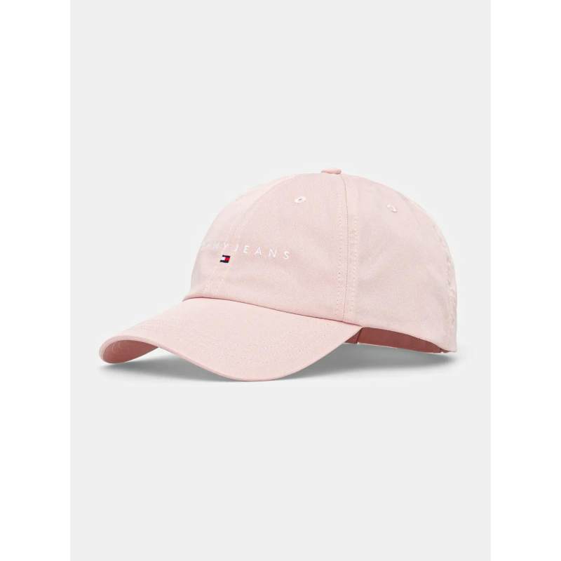 Casquette linear logo panel rose femme - Tommy Jeans