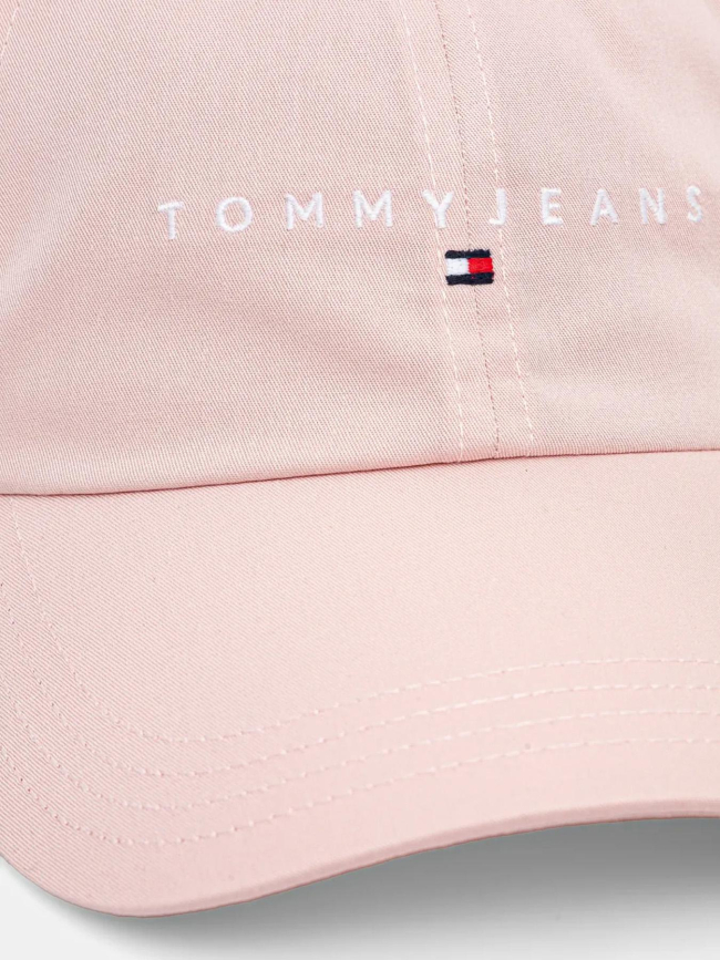Casquette linear logo panel rose femme - Tommy Jeans