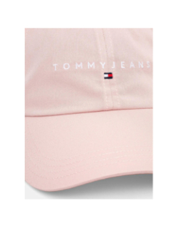 Casquette linear logo panel rose femme - Tommy Jeans
