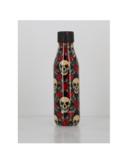 Gourde isotherme 500ml tête de mort noir - Les Artistes