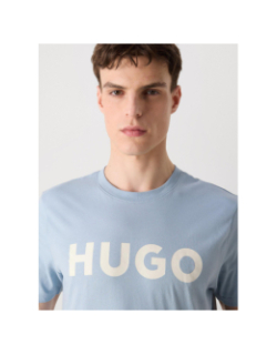 T-shirt dulivio open bleu homme - Hugo