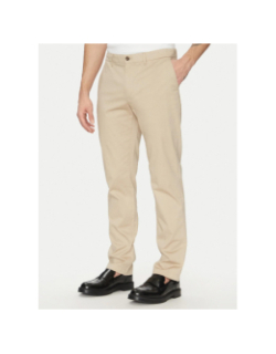 Pantalon chino denton printed écru homme - Tommy Hilfiger