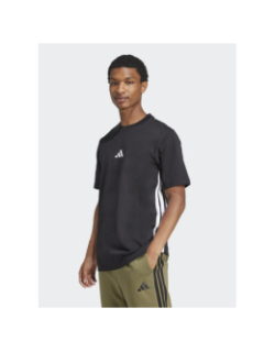 T-shirt 3S logo noir blanc homme - Adidas