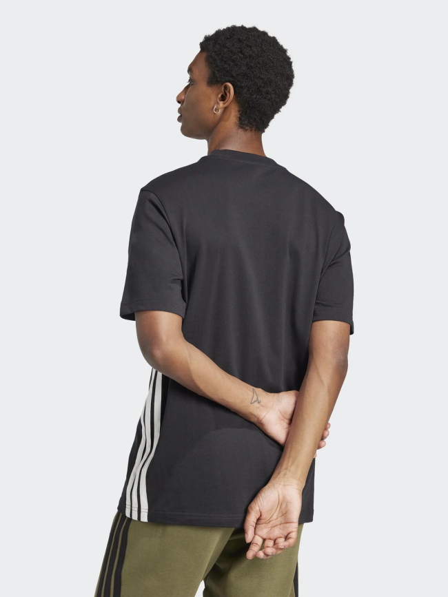 T-shirt 3S logo noir blanc homme - Adidas