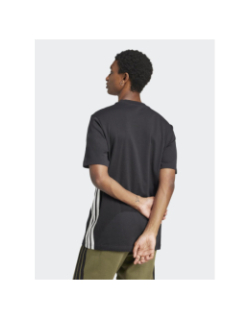 T-shirt 3S logo noir blanc homme - Adidas
