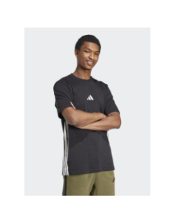 T-shirt 3S logo noir blanc homme - Adidas