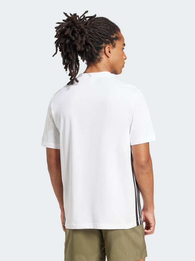 T-shirt à manches courtes 3s blanc et noir homme - Adidas