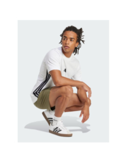 T-shirt à manches courtes 3s blanc et noir homme - Adidas