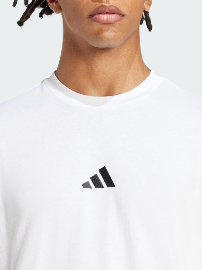 T-shirt à manches courtes 3s blanc et noir homme - Adidas