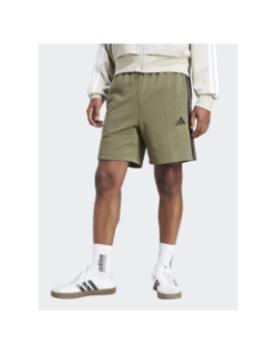 Short de sport molleton 3s ft kaki homme - Adidas