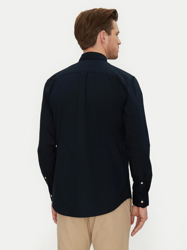 Chemise regular flex poplin bleu marine homme - Tommy Hilfiger