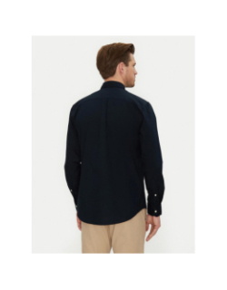 Chemise regular flex poplin bleu marine homme - Tommy Hilfiger