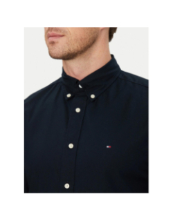 Chemise regular flex poplin bleu marine homme - Tommy Hilfiger