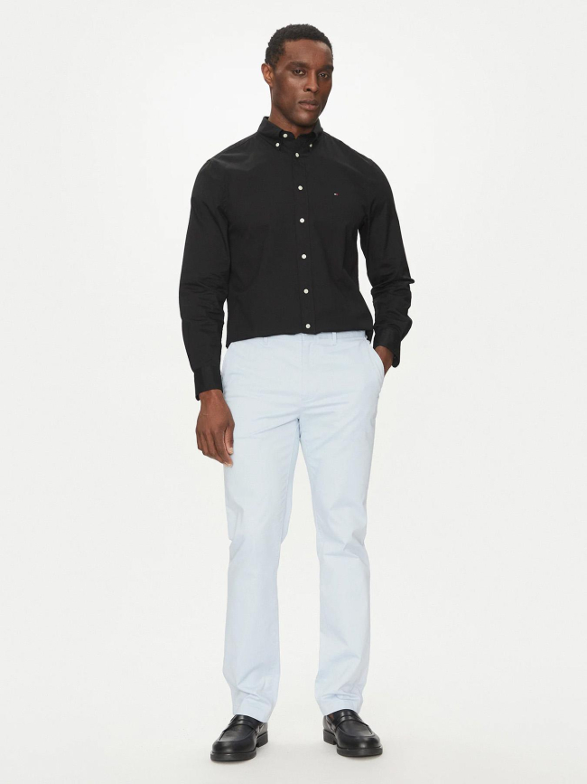 Chemise regular flex poplin noir homme - Tommy Hilfiger