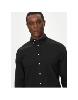 Chemise regular flex poplin noir homme - Tommy Hilfiger