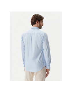 Chemise regular flex poplin sweet bleu homme - Tommy Hilfiger