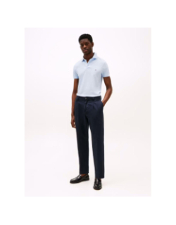 Polo slim core 1985 bleu clair homme - Tommy Hilfiger