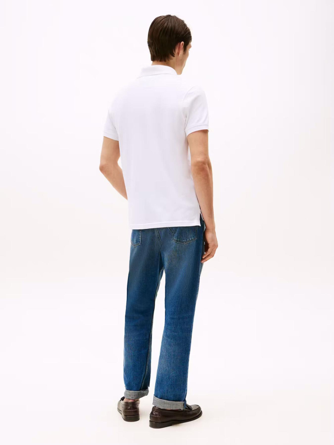 Polo slim core 1985 blanc homme - Tommy Hilfiger