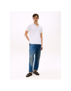 Polo slim core 1985 blanc homme - Tommy Hilfiger