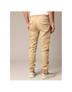 Pantalon slim cargo garden beige homme - Deeluxe