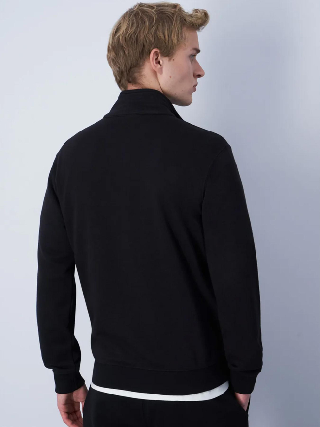 Sweat zippé uni noir homme - Champion