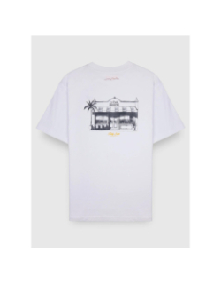 T-shirt à manches courtes t-bistro blanc homme - Teddy Smith
