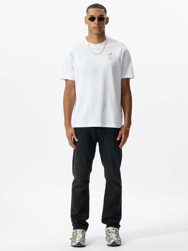 T-shirt à manches courtes t-bistro blanc homme - Teddy Smith