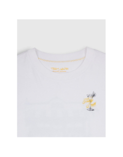 T-shirt à manches courtes t-bistro blanc homme - Teddy Smith