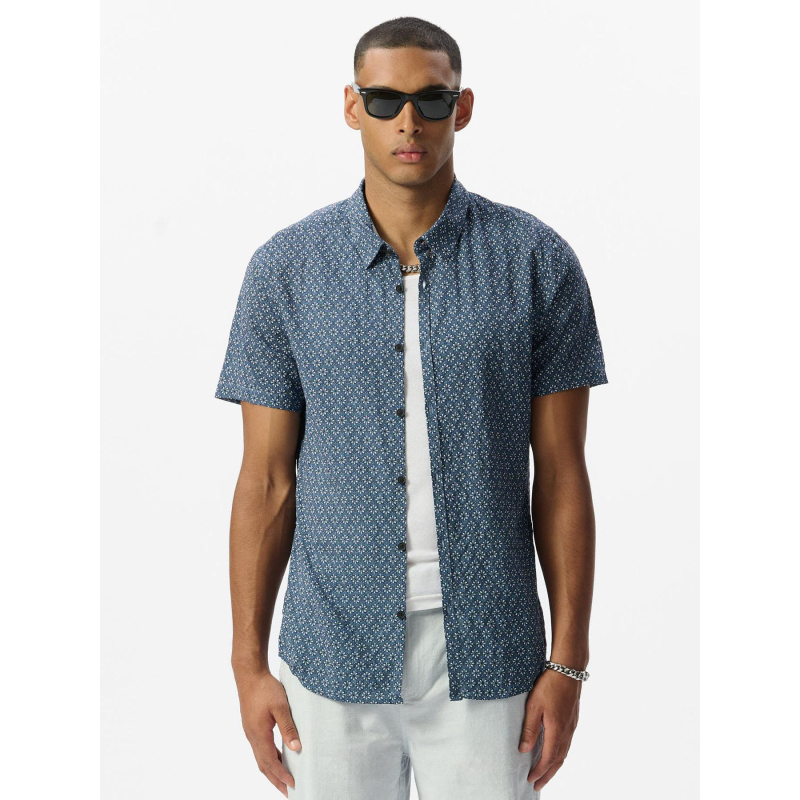 Chemise à manches courtes c-dixon bleu homme - Teddy Smith