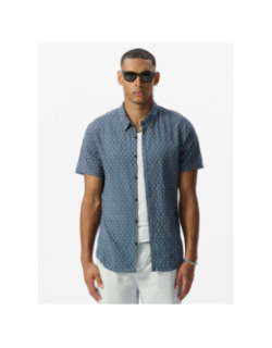 Chemise à manches courtes c-dixon bleu homme - Teddy Smith