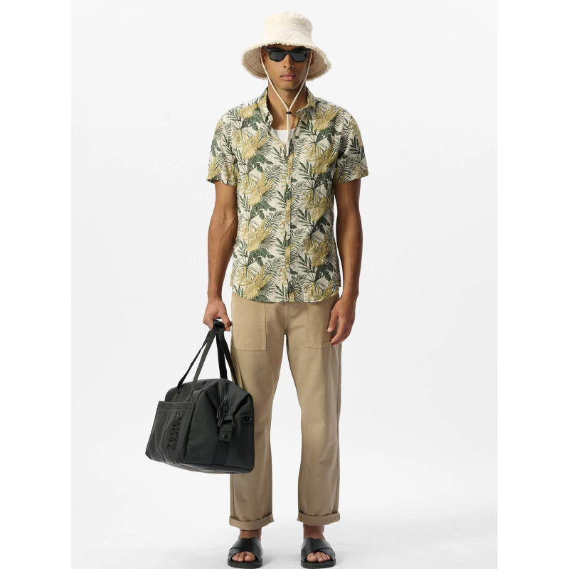 Chemise à motif feuillage c-dixon vert homme - Teddy Smith