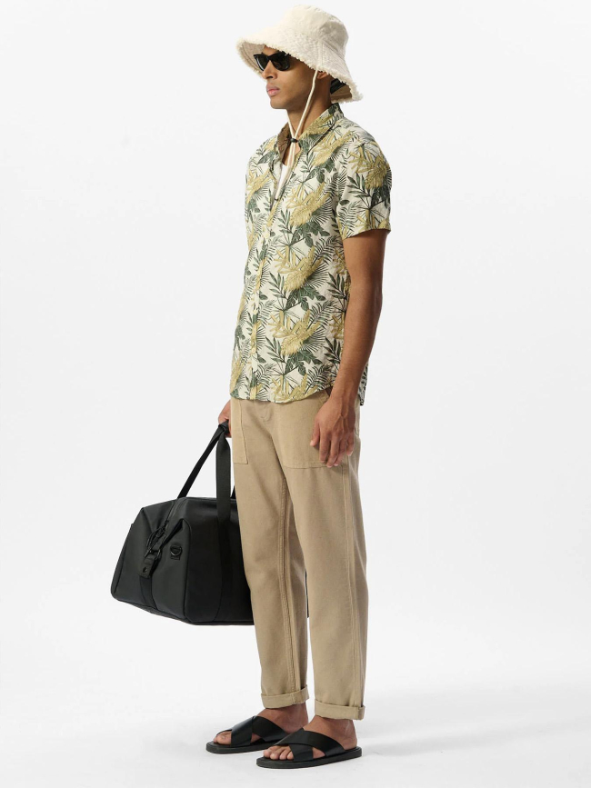 Chemise à motif feuillage c-dixon vert homme - Teddy Smith