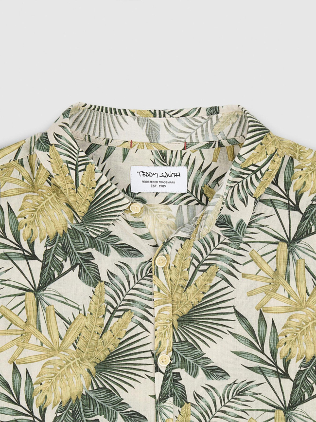 Chemise à motif feuillage c-dixon vert homme - Teddy Smith