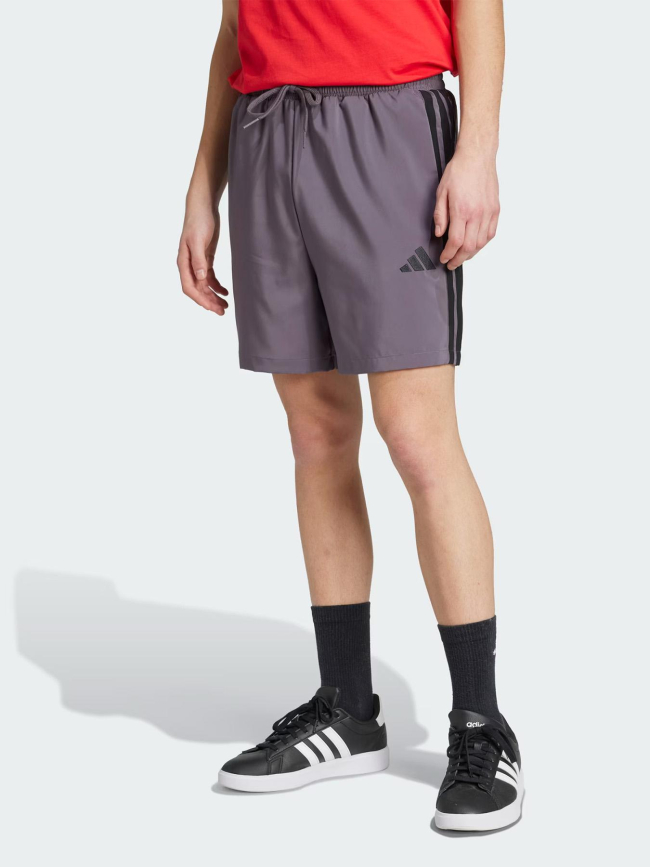 Short de sport 3s chelsea gris homme - Adidas