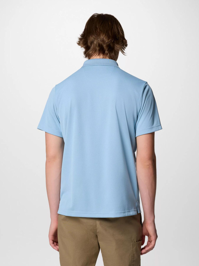 Polo de randonnée hike bleu ciel homme - Columbia