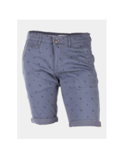 Bermuda chino vadim bleu homme - La Maison Blaggio