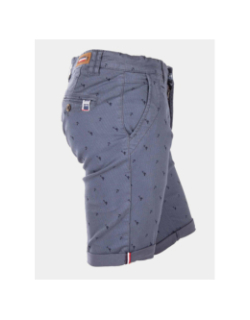 Bermuda chino vadim bleu homme - La Maison Blaggio
