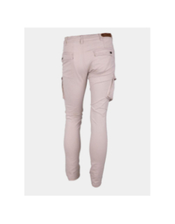Pantalon cargo talina beige homme - La Maison Blaggio
