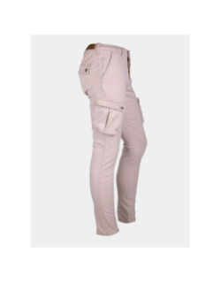 Pantalon cargo talina beige homme - La Maison Blaggio