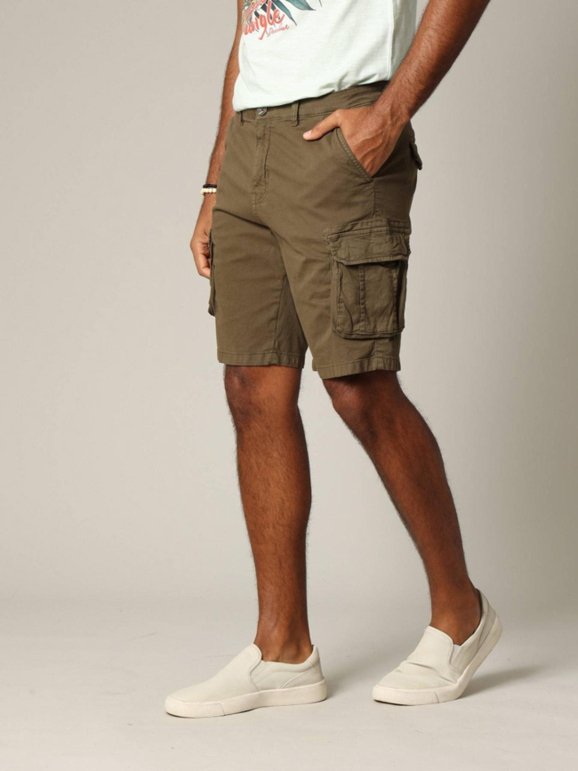 Short cargo slog kaki homme - Deeluxe