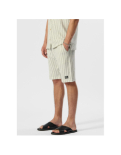Short rayé akuma blanc homme - Teddy Smith