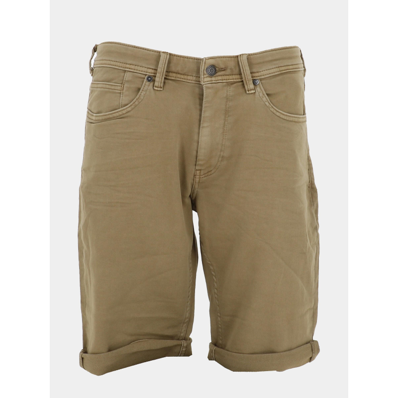 Short denim scotty 3 regular beige homme - Teddy Smith