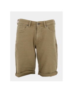 Short denim scotty 3 regular beige homme - Teddy Smith