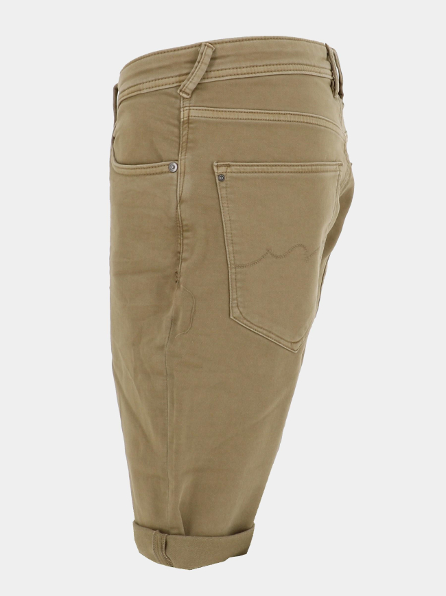 Short denim scotty 3 regular beige homme - Teddy Smith