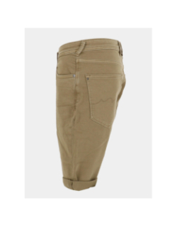 Short denim scotty 3 regular beige homme - Teddy Smith