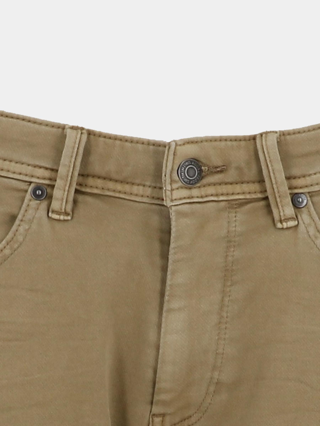 Short denim scotty 3 regular beige homme - Teddy Smith