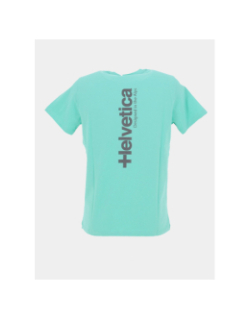 T-shirt quintana ice vert bleu homme - Helvetica