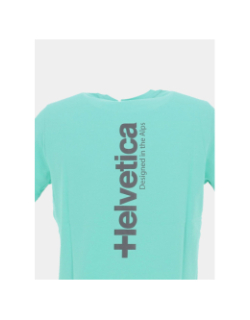 T-shirt quintana ice vert bleu homme - Helvetica
