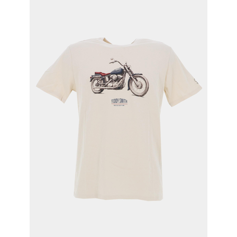T-shirt à manches courtes t-carso beige homme - Teddy Smith