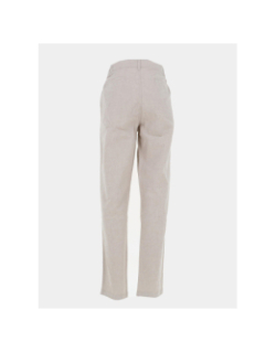 Pantalon chino lin beige homme - Teddy Smith